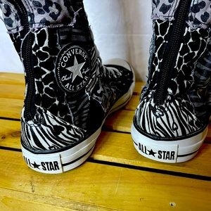Converse Chuck Taylor All Star Knee-High Patchwork Sz 9